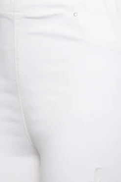 YOURS Curve White Stretch Extreme Ripped JENNY Jeggings -Outlet Stylo Wise Store 002d0c4b 7443 45 143284 Z scaled