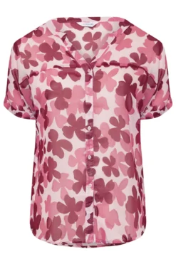 YOURS Curve Pink Floral Print Chiffon Grown On Sleeve Shirt 10 YOURS Curve Pink Floral Print Chiffon Grown On Sleeve Shirt -Outlet Stylo Wise Store 01f68fa4 4d57 4b 173909 X scaled