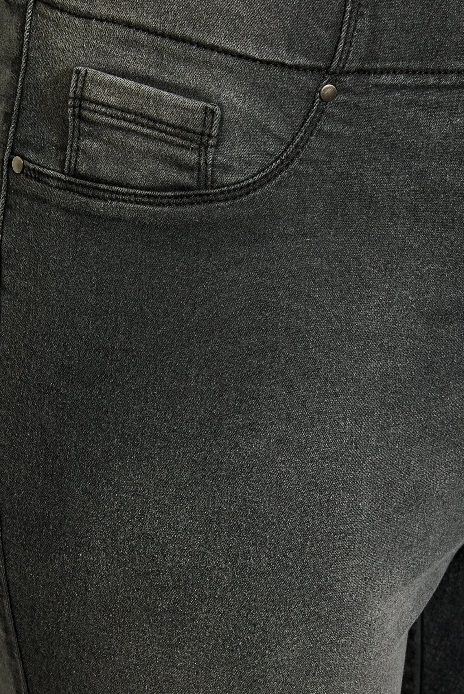 YOURS Curve Black Washed Pull On Bum Shaper Stretch LOLA Jeggings 3 YOURS Curve Black Washed Pull On Bum Shaper Stretch LOLA Jeggings - Image 3