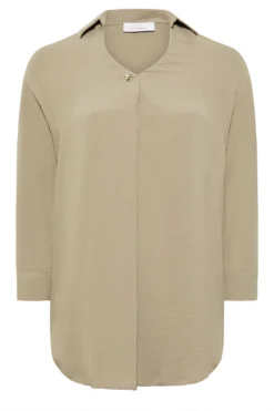 YOURS LONDON Curve Beige Brown Button Blouse 10 YOURS LONDON Curve Beige Brown Button Blouse -Outlet Stylo Wise Store 033f09ba c4a4 45 161931 X scaled