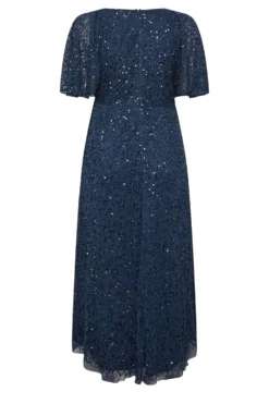 LUXE Curve Navy Blue Hand Embellished V-Neck Maxi Dress 11 LUXE Curve Navy Blue Hand Embellished V-Neck Maxi Dress -Outlet Stylo Wise Store 04cb6bd8 ac83 4f 161993 Y scaled
