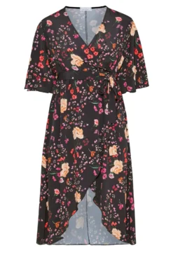 YOURS LONDON Curve Black Floral Print Midi Wrap Dress 11 YOURS LONDON Curve Black Floral Print Midi Wrap Dress -Outlet Stylo Wise Store 05b65dea 60a5 45 161817 X scaled
