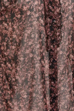 YOURS Curve Black & Red Floral Print Sleeveless Frill Swing Blouse -Outlet Stylo Wise Store 0635f761 0b24 40 173887 Z scaled