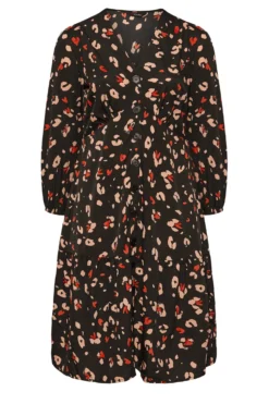YOURS Curve Black Leopard Print Button Through Dress 10 YOURS Curve Black Leopard Print Button Through Dress -Outlet Stylo Wise Store 0669f8e7 bf04 47 137215 X scaled