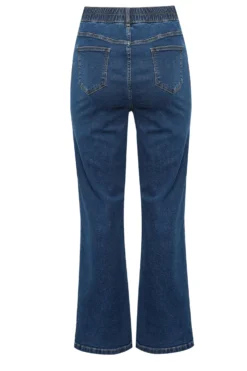 YOURS Curve Blue Elasticated Waist Stretch Wide Leg Jeans 10 YOURS Curve Blue Elasticated Waist Stretch Wide Leg Jeans -Outlet Stylo Wise Store 0955f0a0 0b80 47 143238 Y scaled