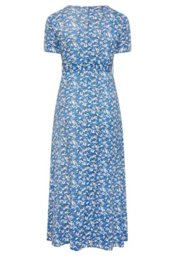 YOURS Curve Blue Ditsy Print Maxi Dress -Outlet Stylo Wise Store 0a516cf1 0f20 43 302060 Y scaled