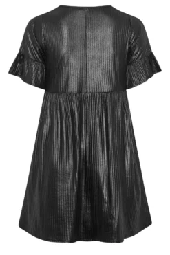YOURS Curve Black Wet Look Ribbed Smock Tunic Dress 11 YOURS Curve Black Wet Look Ribbed Smock Tunic Dress -Outlet Stylo Wise Store 0c106c0b 35a1 49 137247 Y scaled