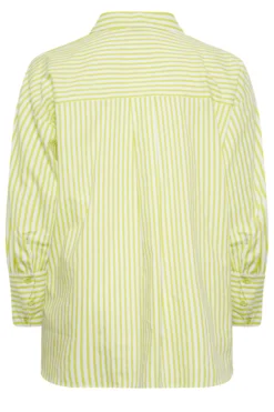 YOURS Curve Lime Green Stripe Poplin Oversized Shirt 11 YOURS Curve Lime Green Stripe Poplin Oversized Shirt -Outlet Stylo Wise Store 0ccd4e74 97da 4f 131719 Y scaled