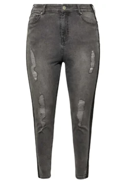 YOURS Curve Black Contrast Side Ripped Stretch Skinny AVA Jeans 9 YOURS Curve Black Contrast Side Ripped Stretch Skinny AVA Jeans -Outlet Stylo Wise Store 0ddb3cc0 5ec5 4b 143015 X scaled