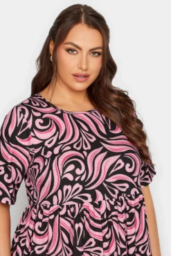 LIMITED COLLECTION Curve Pink Swirl Print Midaxi Smock Dress 8 LIMITED COLLECTION Curve Pink Swirl Print Midaxi Smock Dress -Outlet Stylo Wise Store 0e7f5a62 fa77 4f 215707 D scaled