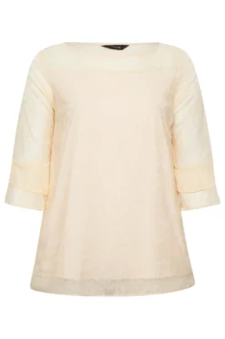YOURS Curve Cream Lace Bell Sleeve Blouse -Outlet Stylo Wise Store 10b341f2 eae5 4b 174208 X scaled
