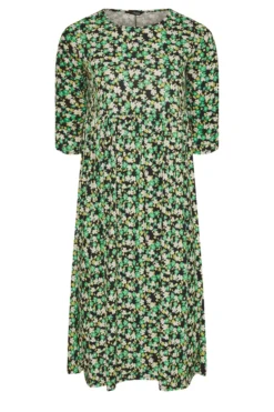 LIMITED COLLECTION Curve Green Floral Smock Dress 9 LIMITED COLLECTION Curve Green Floral Smock Dress -Outlet Stylo Wise Store 10b4d504 c7d6 4c 214985 X scaled