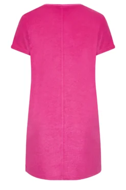 YOURS Curve Pink Towelling T-Shirt Dress 11 YOURS Curve Pink Towelling T-Shirt Dress -Outlet Stylo Wise Store 1189c2e9 0e5f 47 150350 Y scaled