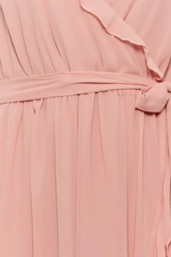 YOURS LONDON Curve Pink Ruffle Wrap Dress -Outlet Stylo Wise Store 167647ab 8a82 4b 161887 Z scaled