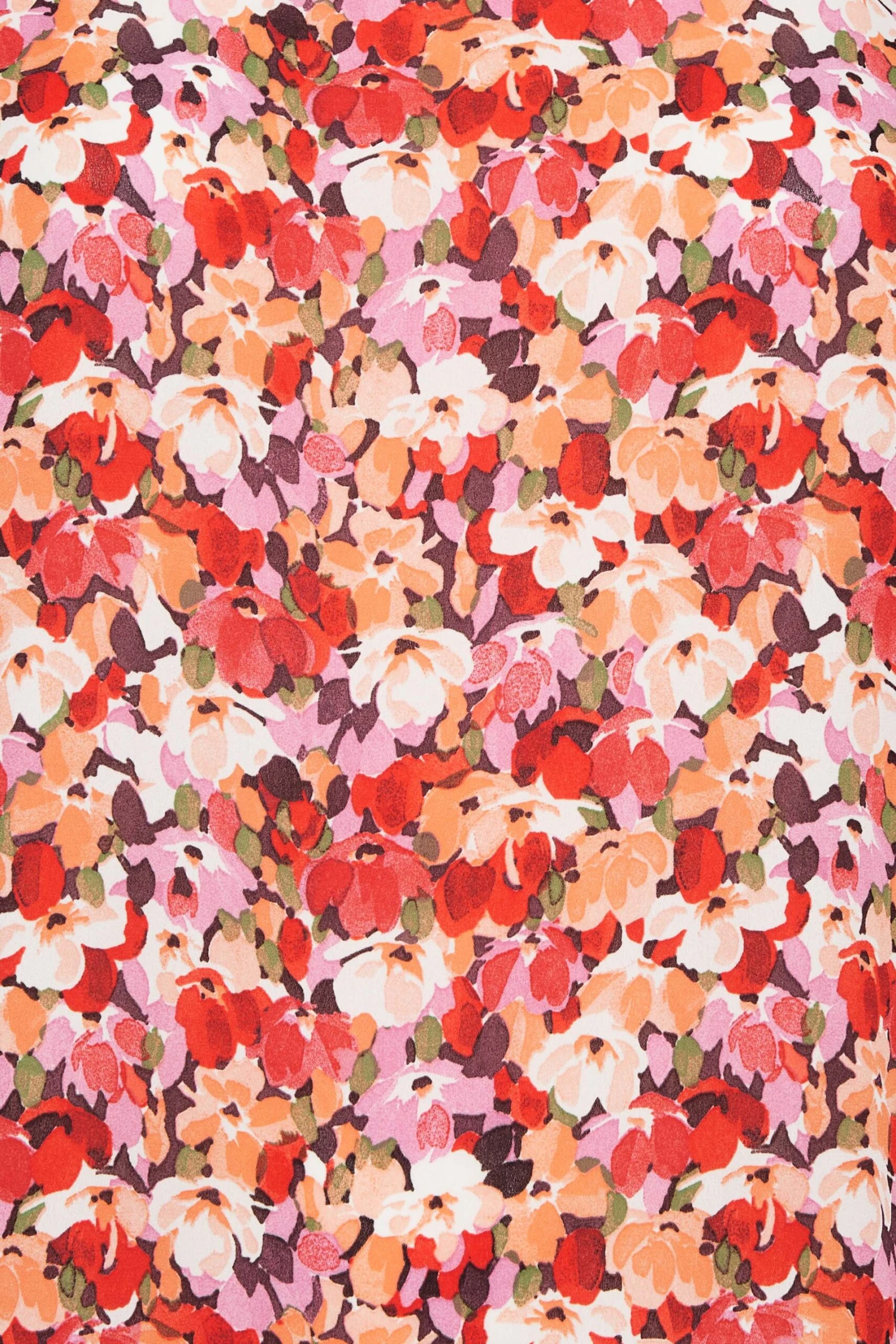 YOURS Curve Orange Floral Short Sleeve Blouse 4 YOURS Curve Orange Floral Short Sleeve Blouse - Image 4