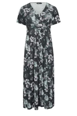 YOURS Curve Black V-Neck Floral Wrap Dress 10 YOURS Curve Black V-Neck Floral Wrap Dress -Outlet Stylo Wise Store 16d95da3 b3fc 4a 302165 X scaled