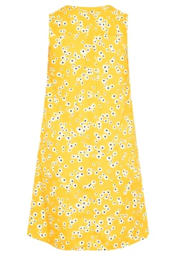 YOURS Curve Yellow Daisy Print Sleeveless Shirt Dress 11 YOURS Curve Yellow Daisy Print Sleeveless Shirt Dress -Outlet Stylo Wise Store 184f502d bbdc 41 173929 Y scaled