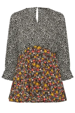 LIMITED COLLECTION Curve Black Dalmatian Floral Print Blouse 10 LIMITED COLLECTION Curve Black Dalmatian Floral Print Blouse -Outlet Stylo Wise Store 18564240 214f 4d 214915 X scaled