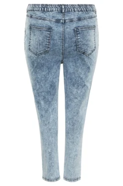 YOURS Curve Bleach Blue Stretch Elasticated Waist MOM Jeans 6 YOURS Curve Bleach Blue Stretch Elasticated Waist MOM Jeans -Outlet Stylo Wise Store 1901b9fe be66 40 142924 BK scaled