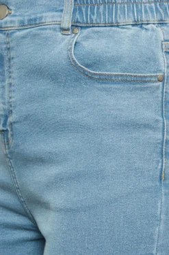 YOURS Curve Light Blue Elasticated Waist Stretch Wide Leg Jeans 8 YOURS Curve Light Blue Elasticated Waist Stretch Wide Leg Jeans -Outlet Stylo Wise Store 1af0206b 82c2 41 143240 Z scaled