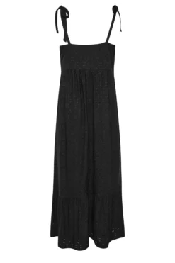 YOURS Curve Black Broderie Anglaise Maxi Dress -Outlet Stylo Wise Store 1bb922c9 2272 44 137537 Y scaled