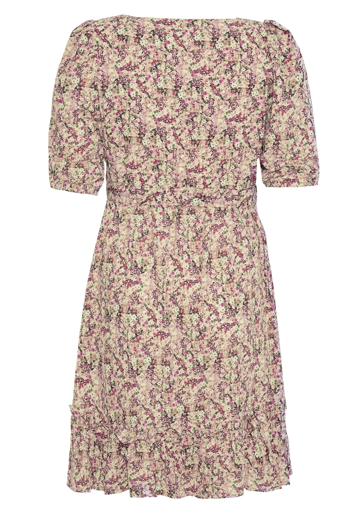 YOURS LONDON Curve Pink Ditsy Print Square Neck Dress 6 YOURS LONDON Curve Pink Ditsy Print Square Neck Dress - Image 6