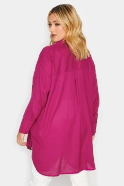 YOURS Curve Pink Oversized Boyfriend Shirt 8 YOURS Curve Pink Oversized Boyfriend Shirt -Outlet Stylo Wise Store 1d744ec7 e077 4e 131696 D scaled