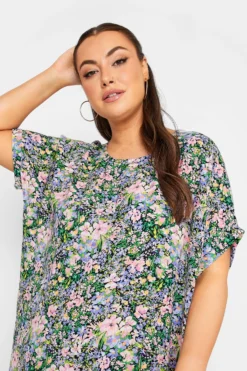 YOURS Curve Purple Floral Tunic Dress 8 YOURS Curve Purple Floral Tunic Dress -Outlet Stylo Wise Store 1f0fd3b4 4949 44 174353 D scaled