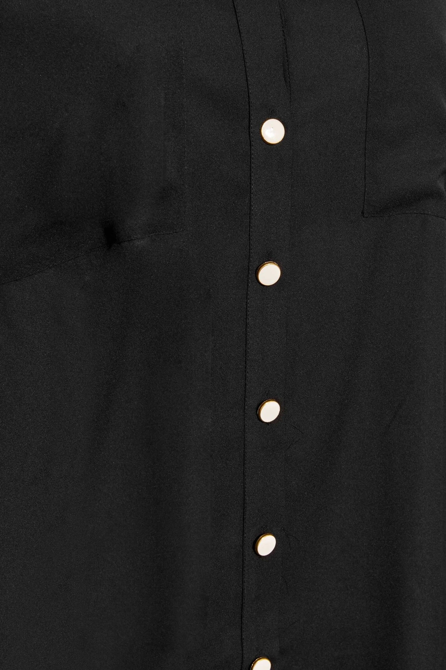 LIMITED COLLECTION Curve Black Utility Pocket Shirt 4 LIMITED COLLECTION Curve Black Utility Pocket Shirt - Image 4