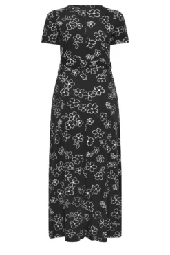 YOURS Curve Black Floral Wrap Dress 11 YOURS Curve Black Floral Wrap Dress -Outlet Stylo Wise Store 24c592b2 89eb 44 301993 Y scaled