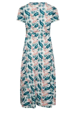 YOURS Curve Blue Leaf Print Maxi Wrap Dress 11 YOURS Curve Blue Leaf Print Maxi Wrap Dress -Outlet Stylo Wise Store 24e4847e 40c4 4e 302157 Y scaled