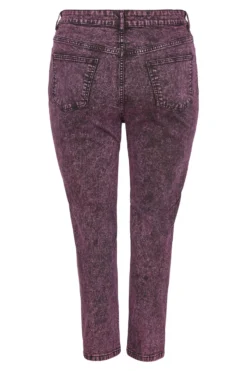 YOURS Curve Pink Acid Wash Stretch MOM Jeans 8 YOURS Curve Pink Acid Wash Stretch MOM Jeans -Outlet Stylo Wise Store 2533339f 3002 49 142907 BK scaled