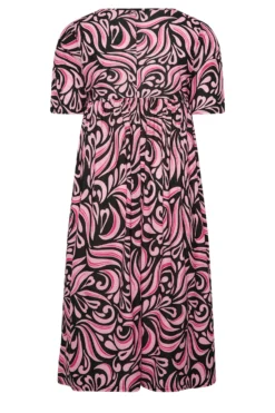 LIMITED COLLECTION Curve Pink Swirl Print Midaxi Smock Dress 11 LIMITED COLLECTION Curve Pink Swirl Print Midaxi Smock Dress -Outlet Stylo Wise Store 258195cf 1e10 4f 215707 Y scaled