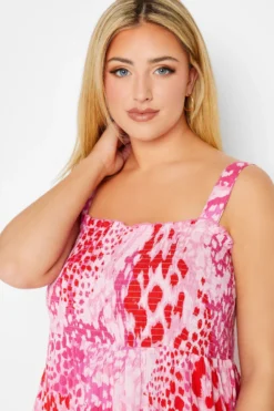 YOURS Curve Pink Animal Markings Shirred Strappy Sundress 8 YOURS Curve Pink Animal Markings Shirred Strappy Sundress -Outlet Stylo Wise Store 264bb403 051b 4a 137353 D scaled