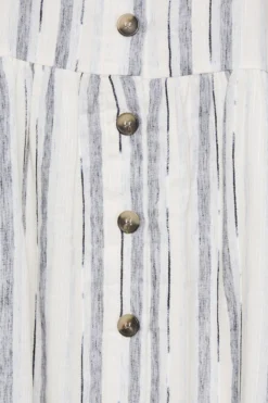 YOURS Curve White Stripe Button Lined Strappy Sundress -Outlet Stylo Wise Store 27757770 34b3 49 137356 Z scaled