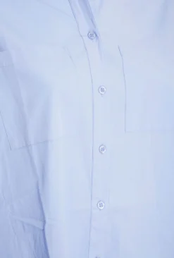 YOURS FOR GOOD Curve Blue Oversized Shirt -Outlet Stylo Wise Store 277dea50 6337 44 131509 S scaled