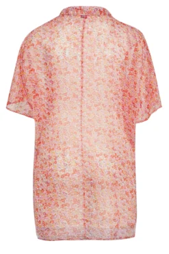 YOURS Curve Pink Ditsy Print Batwing Blouse -Outlet Stylo Wise Store 29beb88b 8741 48 173976 Y scaled