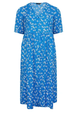 YOURS Curve Blue Daisy Print Smock Dress 10 YOURS Curve Blue Daisy Print Smock Dress -Outlet Stylo Wise Store 2a0211fc ad04 42 137365 X scaled