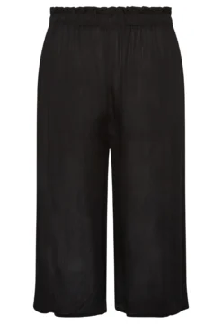 YOURS Curve Black Tassel Detail Wide Leg Beach Culottes -Outlet Stylo Wise Store 2b2b8957 40ce 4d 150355 Y scaled