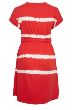 YOURS Curve Red Tie Dye Midi Dress -Outlet Stylo Wise Store 2b5a8e12 5a1d 4a 137270 Y scaled