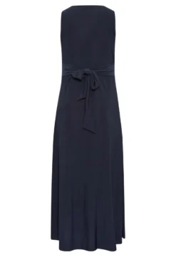 YOURS LONDON Curve Navy Blue Knot Front Maxi Dress -Outlet Stylo Wise Store 2c526598 e762 46 162140 Y scaled