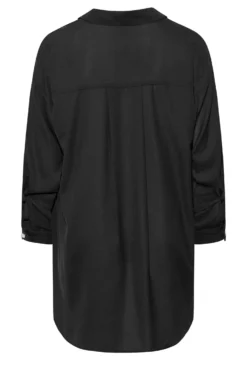 LIMITED COLLECTION Curve Black Utility Pocket Shirt 11 LIMITED COLLECTION Curve Black Utility Pocket Shirt -Outlet Stylo Wise Store 2c6b5046 5700 48 214383 Y scaled