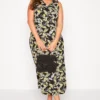 YOURS Curve Black Vintage Floral Maxi Dress