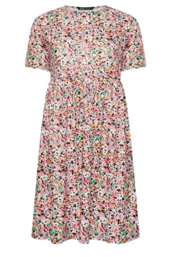 YOURS PETITE Curve Pink Ditsy Floral Print Smock Dress 10 YOURS PETITE Curve Pink Ditsy Floral Print Smock Dress -Outlet Stylo Wise Store 2da60e8f a80f 4d 174424 X scaled