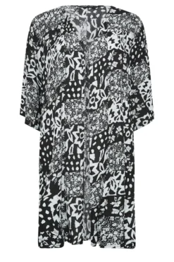 YOURS Curve Black Tropical Print Longline Cover Up -Outlet Stylo Wise Store 2e44e109 9b0b 41 131863 X scaled