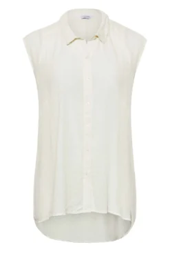 YOURS Curve White Cap Sleeve Dipped Hem Shirt -Outlet Stylo Wise Store 2f97c83c cdce 43 173949 X scaled