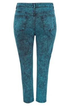 YOURS Curve Blue Acid Wash Stretch MOM Jeans -Outlet Stylo Wise Store 315d4745 316d 43 142908 BK scaled