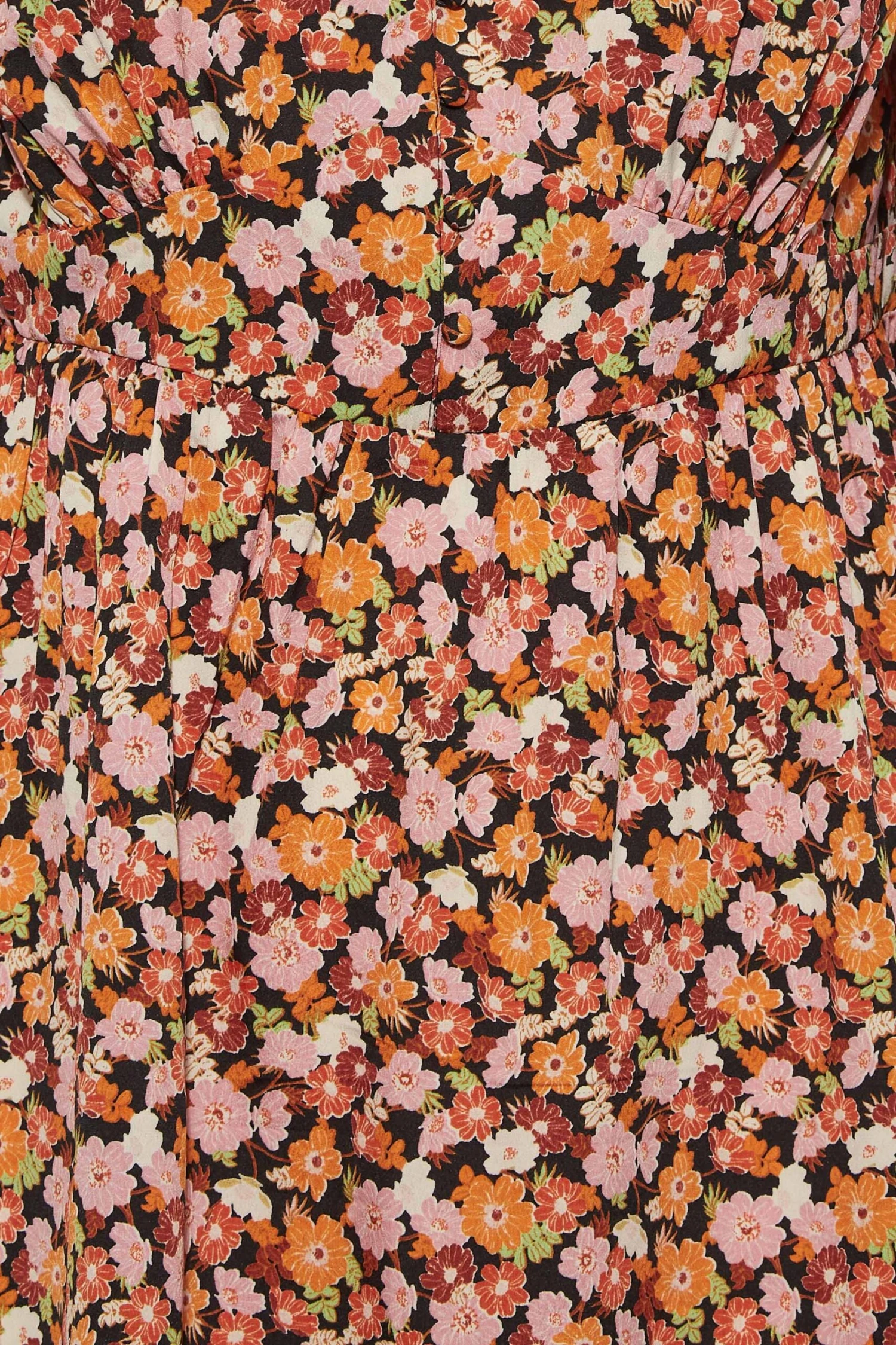 LIMITED COLLECTION Curve Orange & Pink Floral Print Blouse 5 LIMITED COLLECTION Curve Orange & Pink Floral Print Blouse - Image 5