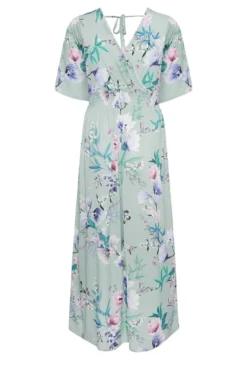 YOURS LONDON Light Blue Floral Shirred Maxi Dress 11 YOURS LONDON Light Blue Floral Shirred Maxi Dress -Outlet Stylo Wise Store 35d4e58f f439 4b 162126 Y scaled
