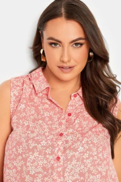 YOURS Curve Pink Ditsy Floral Print Blouse 8 YOURS Curve Pink Ditsy Floral Print Blouse -Outlet Stylo Wise Store 37f669dd 7303 4a 131897 D scaled